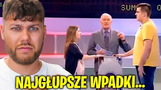 NAJGŁUPSZE WPADKI NA TELETURNIEJACH [upl. by Annavoj]