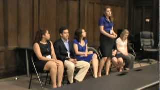 2012 ACM Student Symposium  Group 4 Panel Discussion [upl. by Ydniahs]