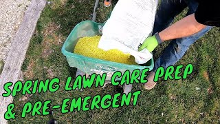 Spring Lawn Care and Lawn Equipment Maintenance PreEmergent [upl. by Eglantine]