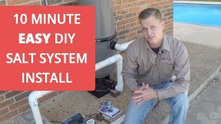 CORESeries  EASIEST Pool Salt System Install Add a Chlorine Generator in 10 minutes OLD VERSION [upl. by Gisser878]