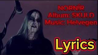 Nornír  Helvegen Lyrics [upl. by Carlock447]