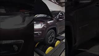 TESTE NO DINO  JEEP COMPASS dynotest dinamometro jeep jeepcompass [upl. by Tita]