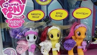 My Little Pony Wedding Flower Fillies MLP Wedding SetMLP FiguresB2cutecupcakes [upl. by Nissie]