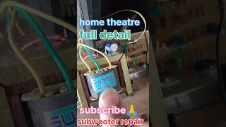 Home theatre full detail♥️ytshorts sorts subwoofer viralvideo [upl. by Kurman916]