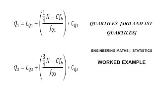 Quartiles  Q1 and Q3 Interquartile range  statistics [upl. by Hett15]