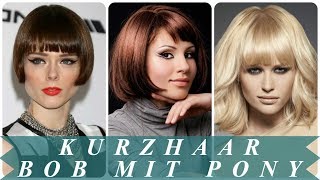 Unsere top 20 frisuren bob mit pony 2018 [upl. by Tallbot]