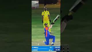 Karan Ambala Batting ❤️❤️‍🩹✌️reels crickethighlights ipl shorts 7070sports [upl. by Lotsyrk]