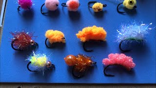 Egg Flies for Fall Run for Steelhead and Salmon 11 Fly Patterns [upl. by Zacarias]