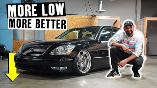 Vin’s Airbagged Lexus LS430 Gets Even Lower Than Before  621 Golden Ep 018 [upl. by Corder]