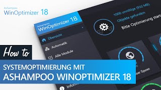 Systemoptimierung mit Ashampoo WinOptimizer 18 [upl. by Hadeehsar]