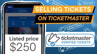 HOW TO LIST AND SELL TICKETS ON TICKETMASTER  THE COMPLETE GUIDE [upl. by Ahsart]