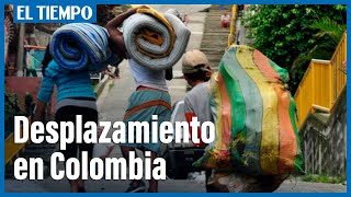 ONU detalla informe sobre el desplazamiento forzado en Colombia  El Tiempo [upl. by Blatman]