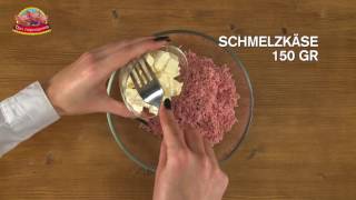 Rezepte mit Wurst  ProfiteroleSnacks mit Wurstfüllung [upl. by Pegma]