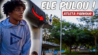 SALTO PARA O POSTE PARKOUR [upl. by Jenn]