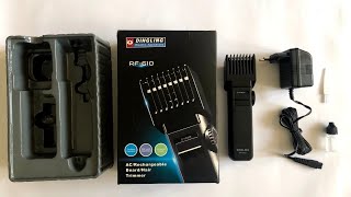 Dingling RF 610  Hair and Beared Trimmer  The Unboxer [upl. by Salvay]