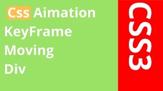 CSS  How To Make A Moving Div Animation In CSS3 [upl. by Blumenfeld]