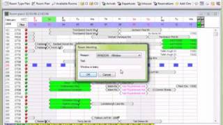 protel hotelsoftware Making reservations with the room plan [upl. by Alton]