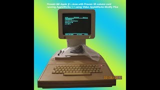 Apple II running AppleWorks in 80 COLUMNS [upl. by Anahc90]