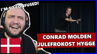 Julefrokost hygge English comedian talks about Christmas in Danmark 🇩🇰 Conrad Molden Nordic REACT [upl. by Esila501]