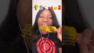 tasting corn chocolate pepper cheese candy food foodtiktok sohrts pepper asmr [upl. by Ayikur919]