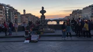 ponte Vecchio Florence at sunset [upl. by Josie]