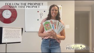 Follow the Prophet Name That Prophet Singing Time Idea [upl. by Calli585]