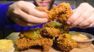 ASMR KFC BBQ Fried Chicken 닭 튀김  Extra Crispy  Crunchy Eating Sounds   Nomnomsammieboy [upl. by Chiarra]