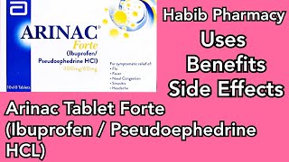 Arinac tablet uses in urdu  Arinac forte tablet uses  Arinac [upl. by Eimmelc]