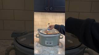 crockpot chicken tacos crockpot szn is my fav szn dinner dinnerideas mom cooking recipe vlog [upl. by Lertram]