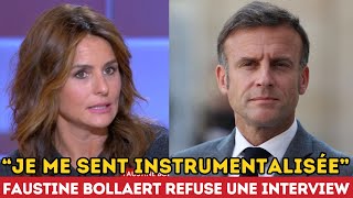 Faustine Bollaert refuse une interview avec Emmanuel Macron Ça commence aujourdhui [upl. by Orferd]