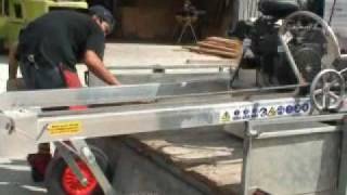 Portable Sawmill Trailer Transportation Instructions  ATS [upl. by Avle]