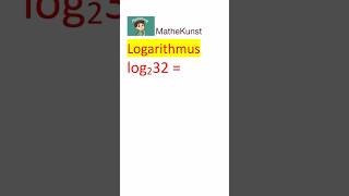 Logarithmus berechnen maths [upl. by Ybrek]