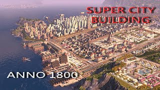 Anno 1800 First Time Building Crown Falls  Super Map Timelapse [upl. by Ninerb]