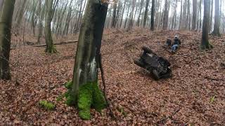 Linhai Promax 500 ATV  Quad Rollover [upl. by Irihs742]