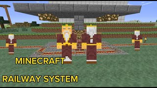 Minecraft Item Train Transport  Minecart Loader amp Unloader [upl. by Ahsemat]