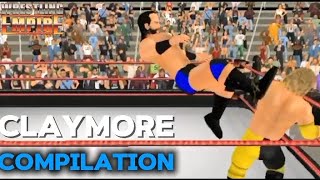 Drew McIntyre Claymore Compilation WRESTLING EMPIRE [upl. by Ellehciram]