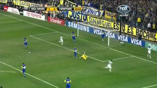 Boca Juniors 1 x 1 Corinthians 270612  Gol Do Romarinho  Final Libertadores 2012 [upl. by Tomchay101]