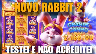 JOGUEI E TESTE O NOVO FORTUNE RABBIT 2 E NÃO ACREDITEI NO RESULTADO VALE A PENA FORREI [upl. by Corrie874]