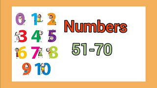 How to teach Numbers 5170  Teaching ideas for parents [upl. by Melton]