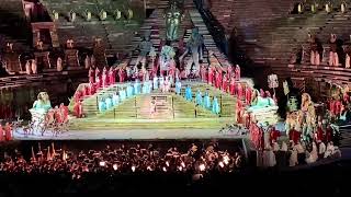 Opera Aida amp Triumphal March at Verona Arena [upl. by Proudfoot875]