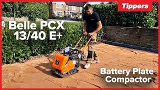 Altrad Belle PCX 1440E Battery Compactor Plate  Live Demonstration  Tippers Tool Hire [upl. by Lathe]