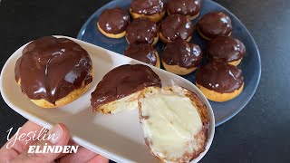 Melt in your mouth Best ever Chocolate Profiteroles Recipe  Super tasty and easy Dessert recipe [upl. by Nellek610]