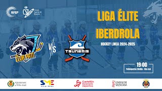 Hockey Línea  Liga Élite Iberdrola 2425  CP Vilareal vs CE Barcelona Tsunamis [upl. by Wilbur856]