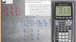 Leontief Modell  Mehrstufige Prozesse  Matrizenrechnung ★ Übung 1 erklärt [upl. by Adnir934]