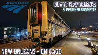 Riding Amtraks World Famous quotCity of New Orleansquot  Superliner Roomette  New OrleansChicago [upl. by Chariot257]