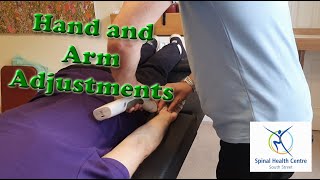 Chiropractic Activator Adjustment hands and arms [upl. by Ferrel543]