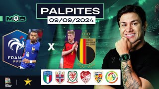 PALPITES DE FUTEBOL PARA O DIA 09 09 2024  BILHETE PRONTO SEGUNDOU NO MUNDO BET [upl. by Lletnahs141]