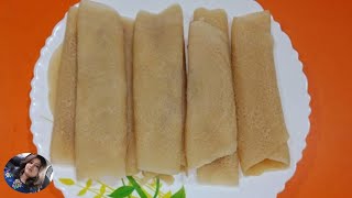 Patisapta Pitha Recipe  Sujir Patisapta Recipeসুজি ও ময়দা দিয়ে পাটিসাপটা  PAPIYAS KITCHEN [upl. by Mikkanen129]