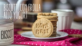 Biscotti con frolla allo yogurt vegan [upl. by Elston]