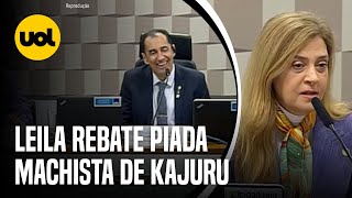 LEILA PEREIRA DISPARA CONTRA JORGE KAJURU APÓS PIADA MACHISTA EM CPI DAS APOSTAS [upl. by Anirehtak864]